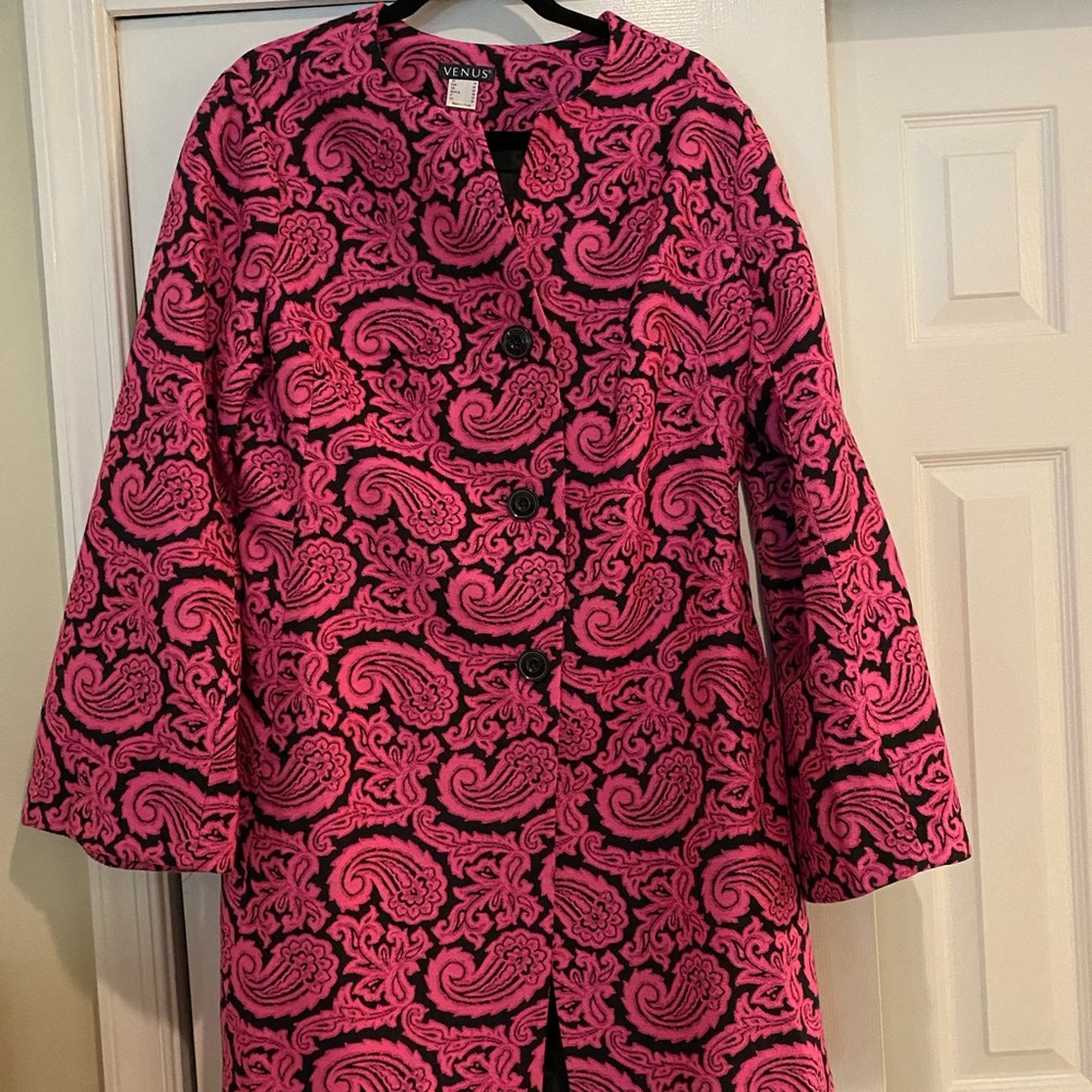 Long length paisley jacket